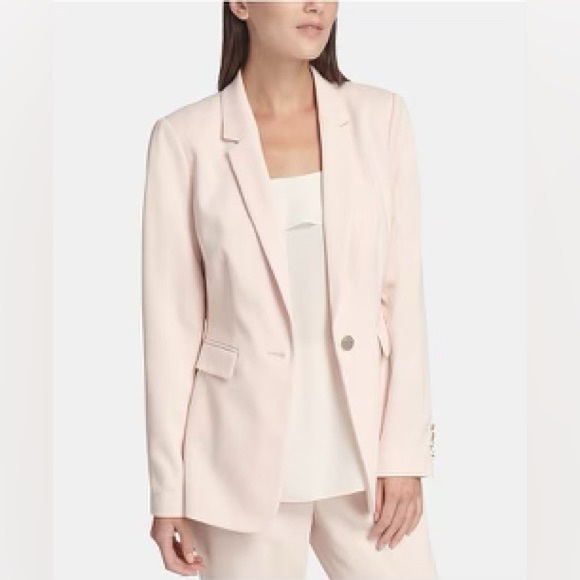 NWOT - DKNY Dusty Pink Blazer - Picture 3 of 3
